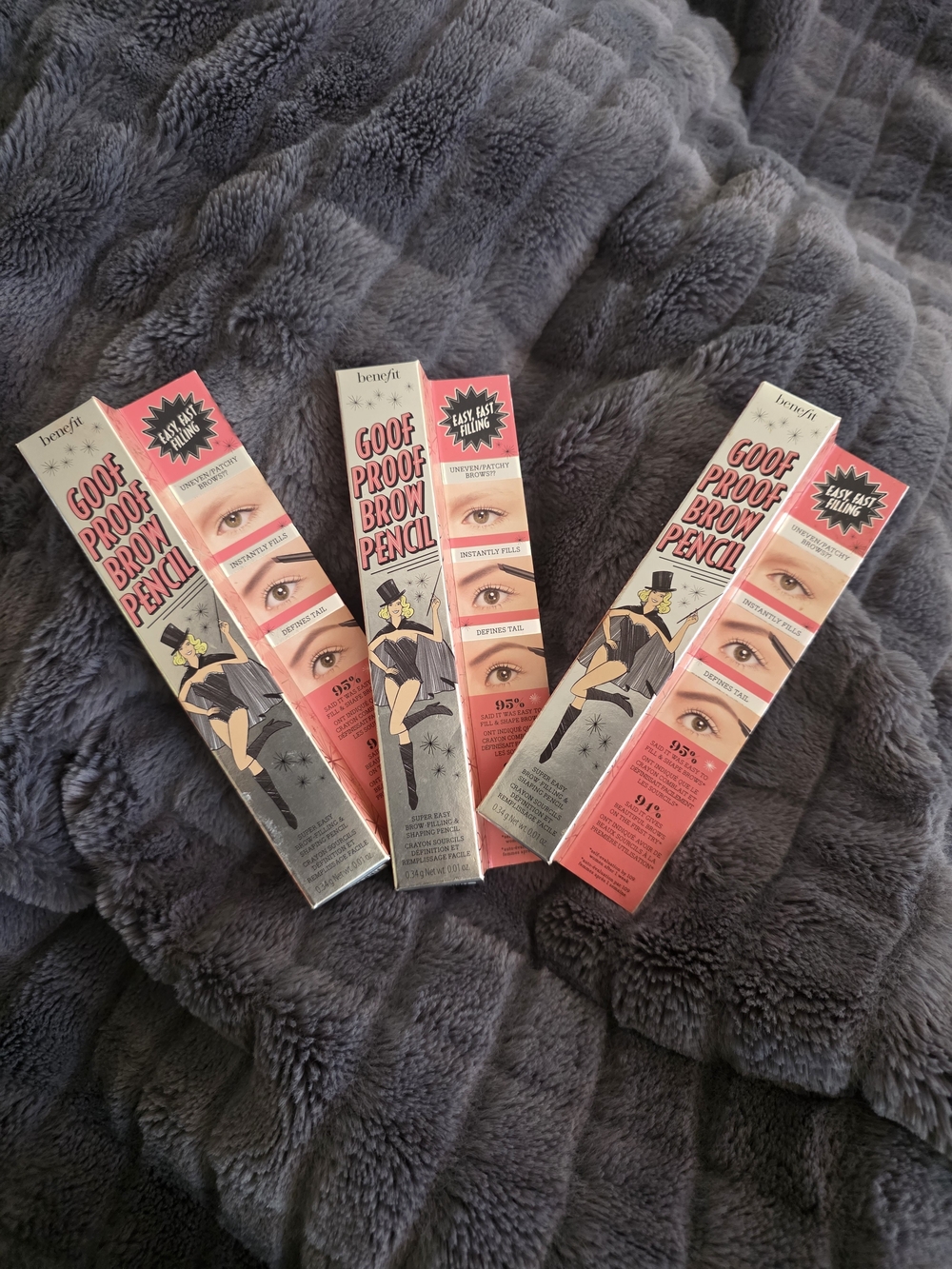 3 For The Price Of 1 Benefit Goof Proof Brow Pencils - Brand New